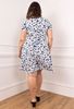 Picture of CURVY GIRL GREAT FITTING PRINTED FLARED DRESS